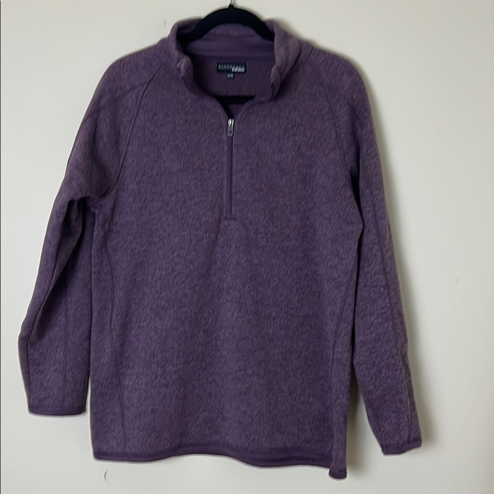 Sunice storm pack Purple Crew Neck Sweater 1/4 zip XL